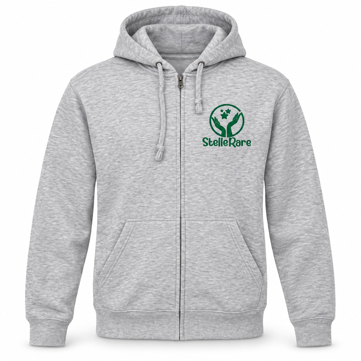 Felpa Stelle Rare con cappuccio e zip